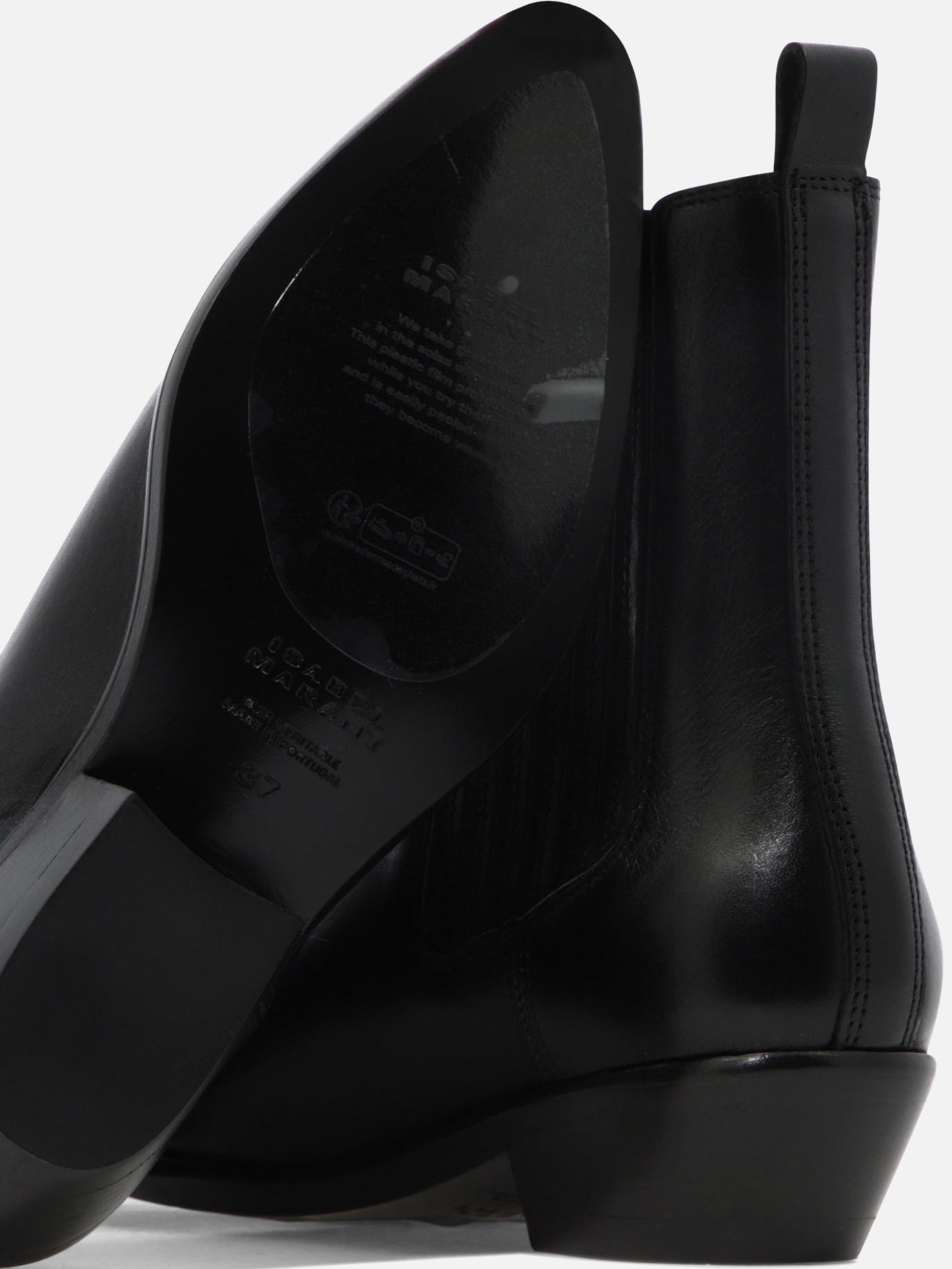 Cowboy 100% calf leather - 100% leather  Black - Isabel Marant Women | PDP | VIETTI Online Store | Zoom-Modal_5
