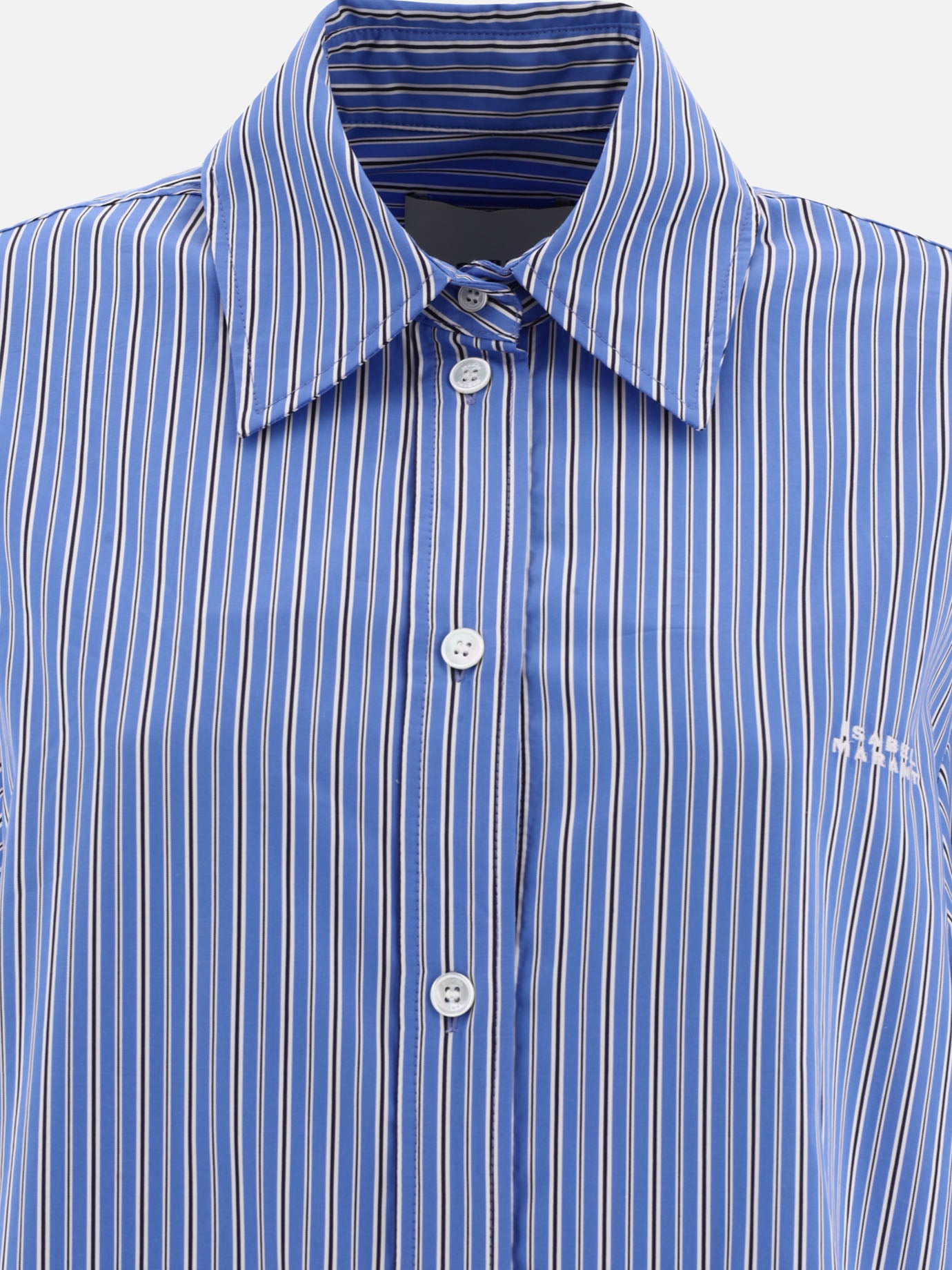 Casual shirts 100% cotton  Blue - Isabel Marant Women | PDP | VIETTI Online Store | Zoom-Modal_3
