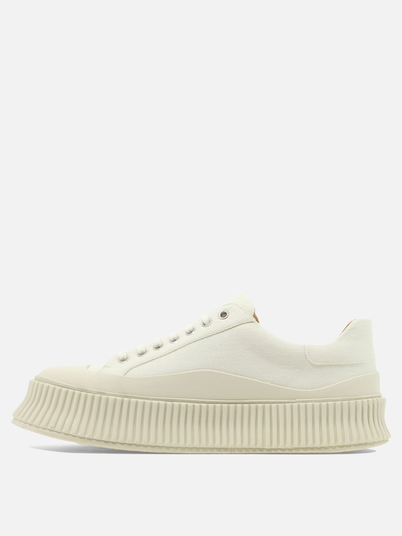 Low top sneakers 80% cotton 20% rubber - 100% rubber  White - Jil Sander Men | PDP | VIETTI Online Store | Zoom-Modal_3
