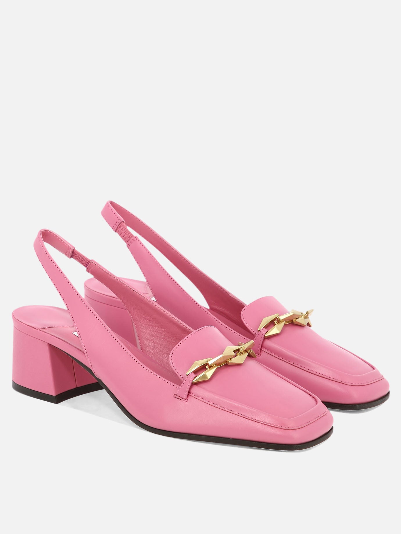 Slingbacks 100% leather - 50% leather 50% rubber-  Pink - Jimmy Choo Women | PDP | VIETTI Online Store | Zoom-Modal_2
