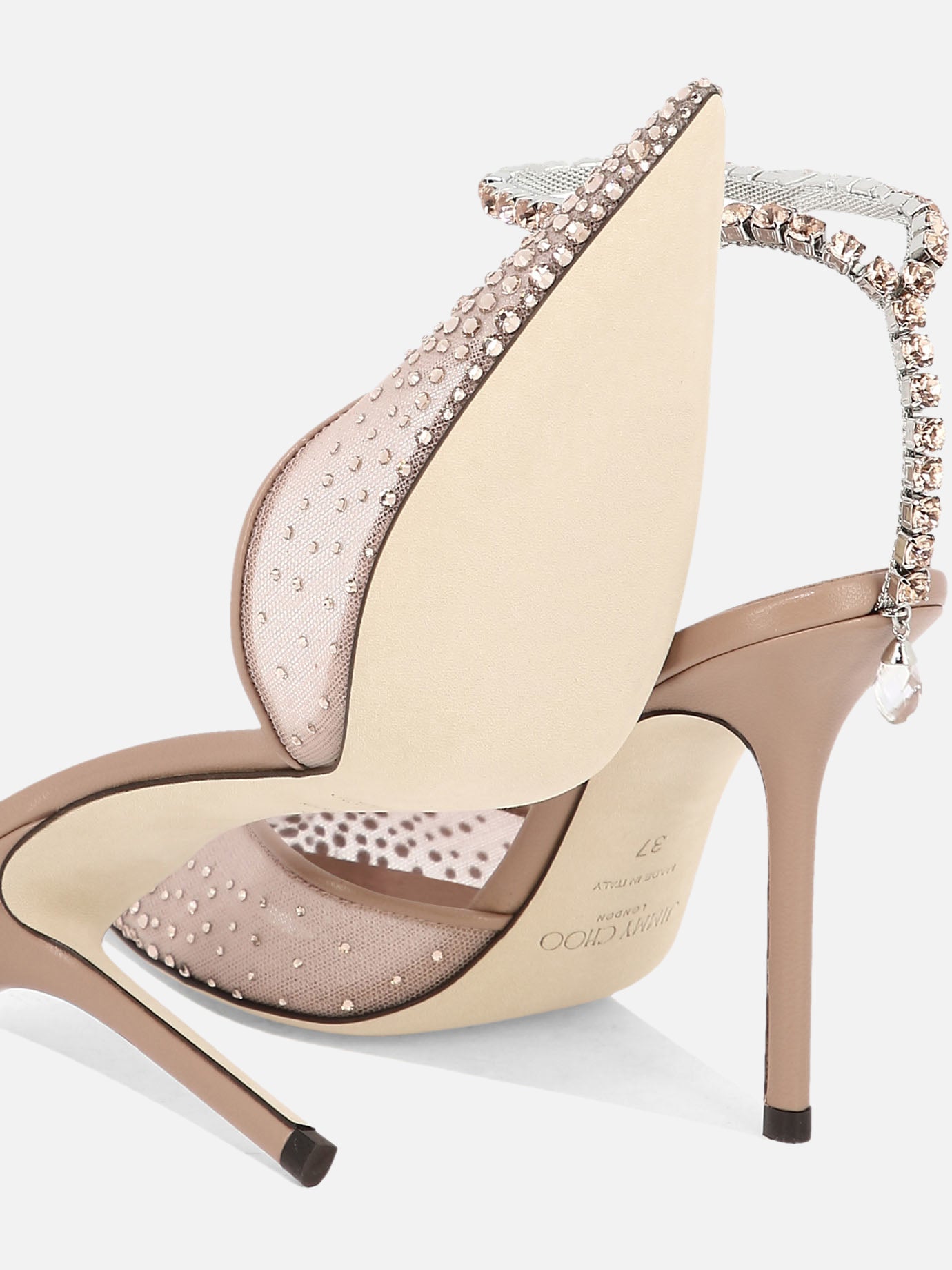 Pumps 90% textile - 10% leather - 100% leather  Pink - Jimmy Choo Women | PDP | VIETTI Online Store | thumbnail_5