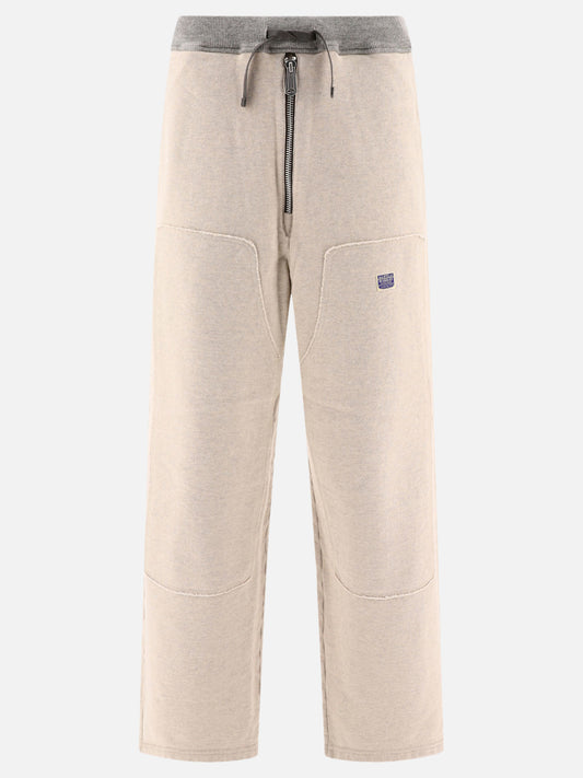 KAPITAL Sport trousers with zip Beige