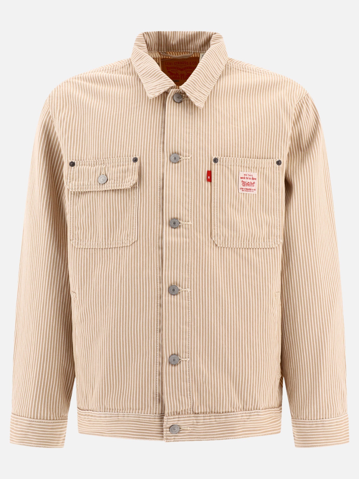 Overshirt jackets 100% cotton  Beige - Levi's Men | PDP | VIETTI Online Store | Zoom-Modal
