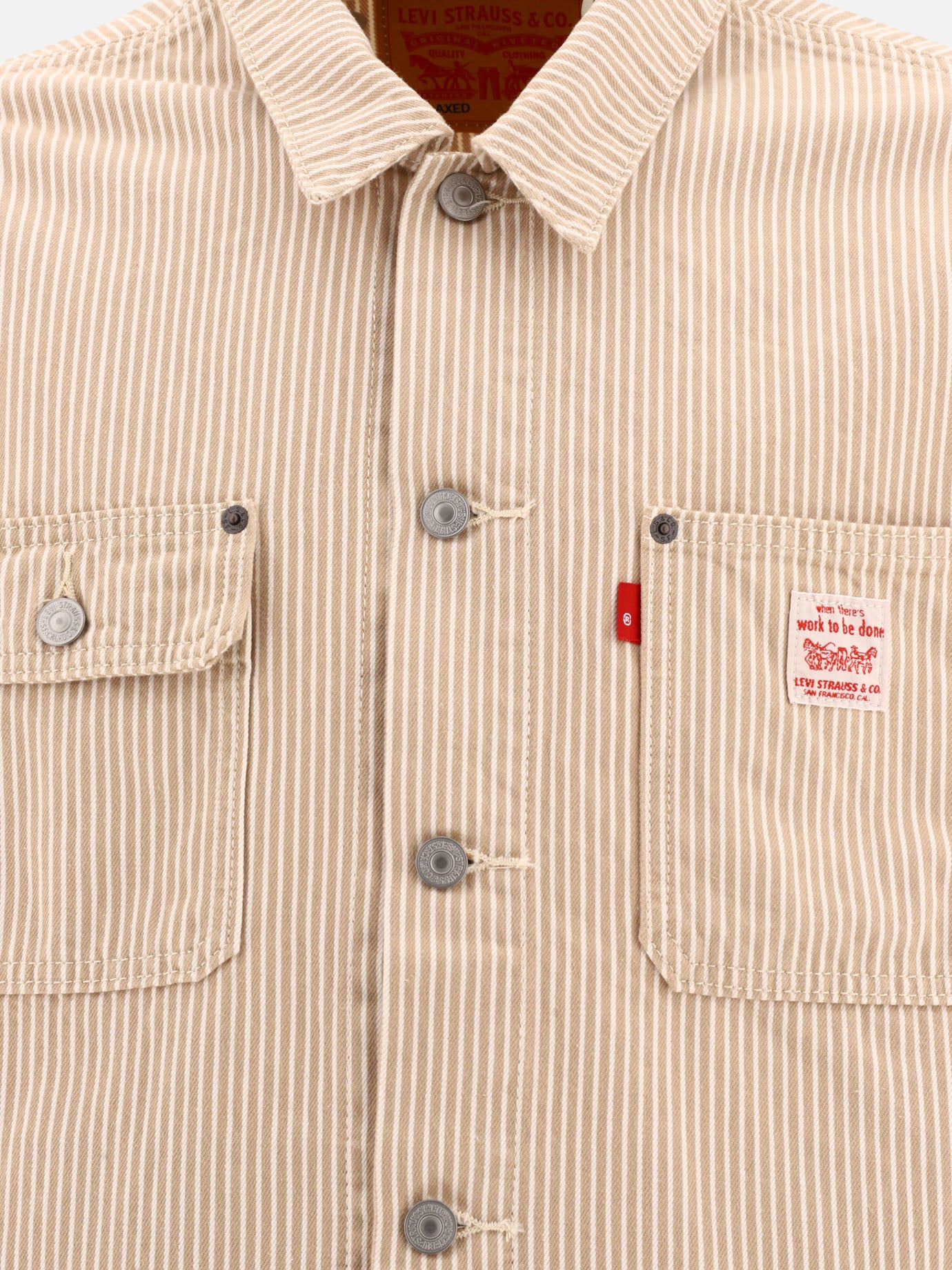 Overshirt jackets 100% cotton  Beige - Levi&#39;s Men | PDP | VIETTI Online Store | thumbnail_3