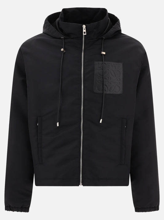 Piumini corti 90% polyamide 10% leather  Nero - Loewe Uomo | PLP | VIETTI Online Store 
