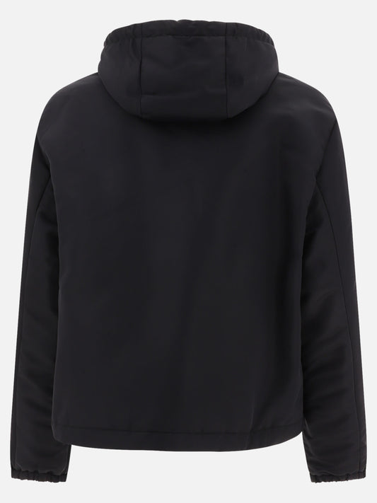 Piumini corti 90% polyamide 10% leather  Nero - Loewe Uomo | PLP | VIETTI Online Store | 2
