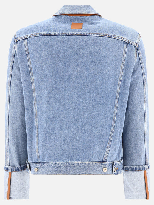 Giacche in denim 80% cotton 20% leather  Azzurro - Loewe Uomo | PLP | VIETTI Online Store | 2
