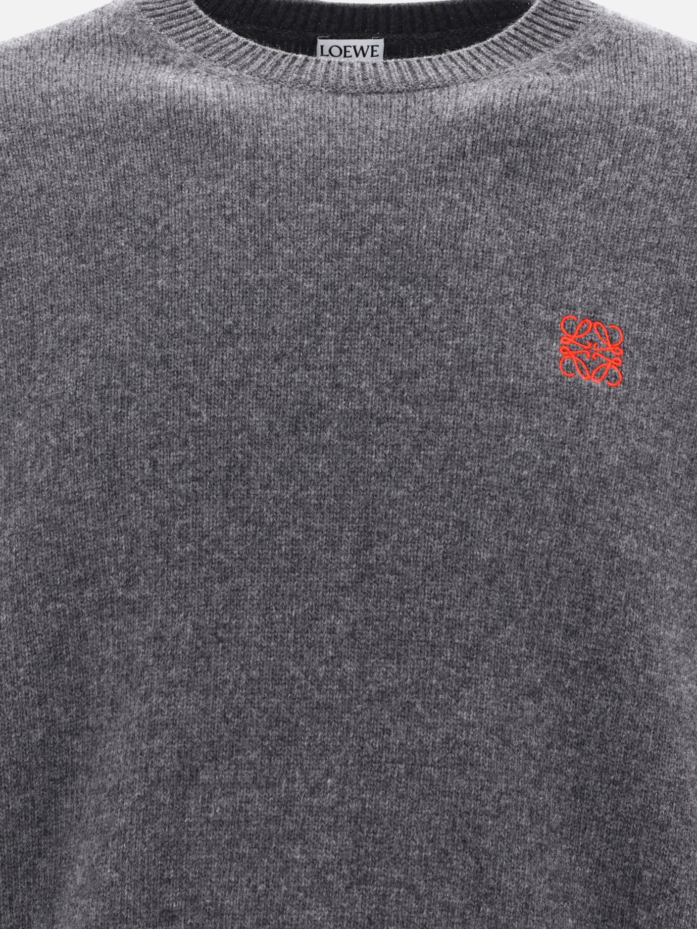 Crewneck sweaters 100% wool  Grey - Loewe Men | PDP | VIETTI Online Store | Zoom-Modal_3
