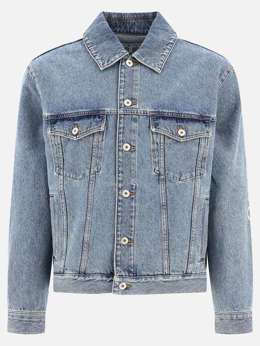 Giacche in denim 95% cotton 5% leather  Blu - Loewe Uomo | PLP | VIETTI Online Store 
