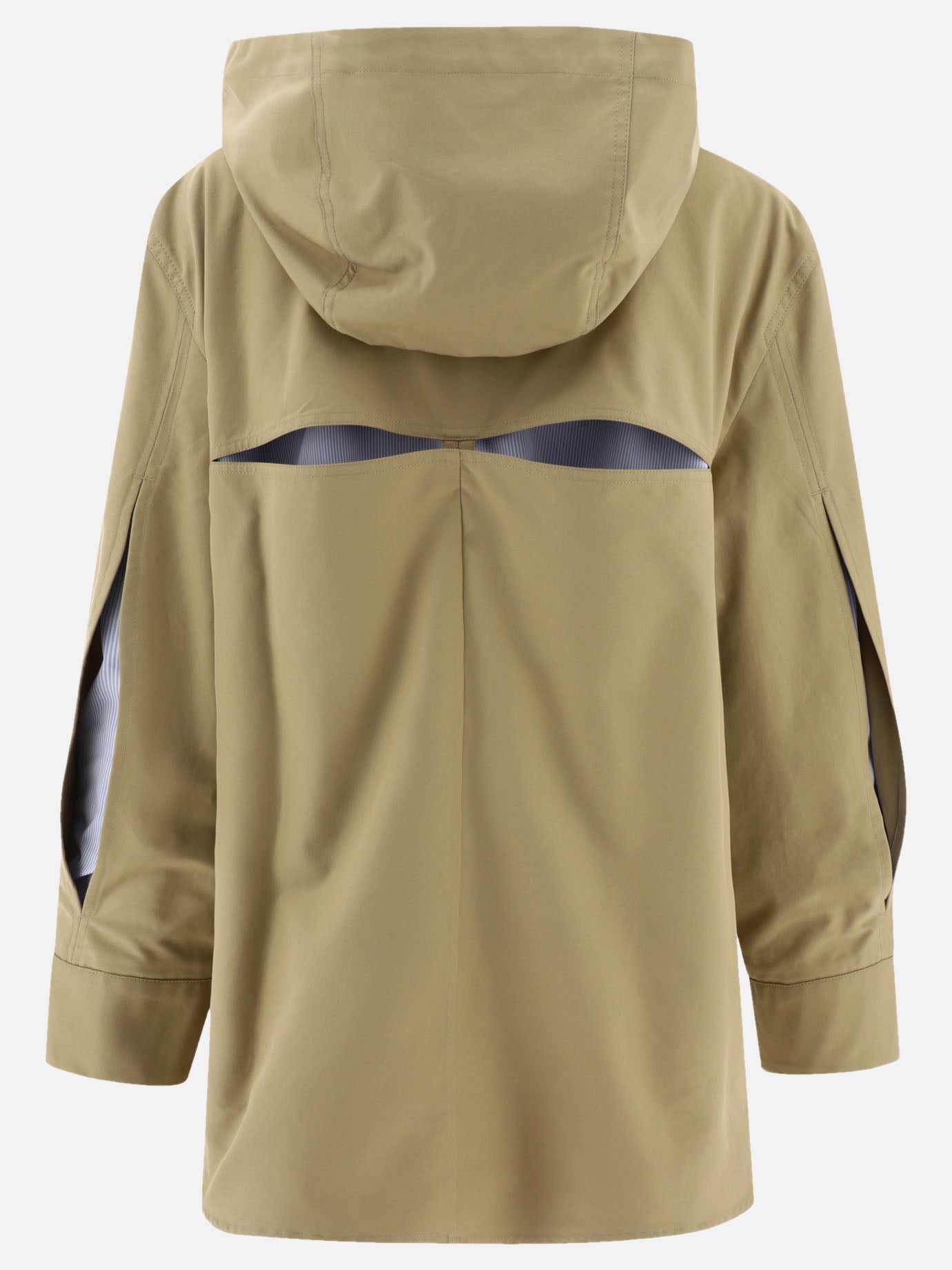 Impermeabili & Trench 90% cotton 10% leather  Beige - Loewe Donna | PDP | VIETTI Online Store | thumbnail_2