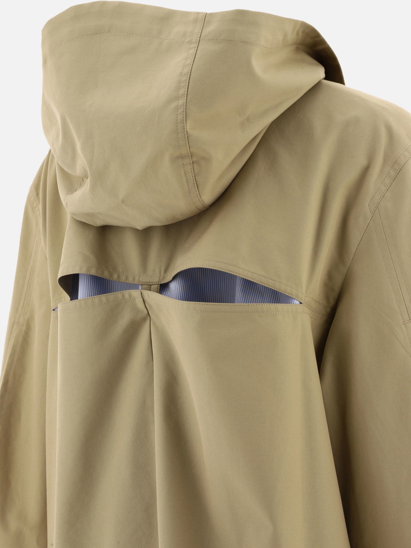 Impermeabili & Trench 90% cotton 10% leather  Beige - Loewe Donna | PDP | VIETTI Online Store | thumbnail_4