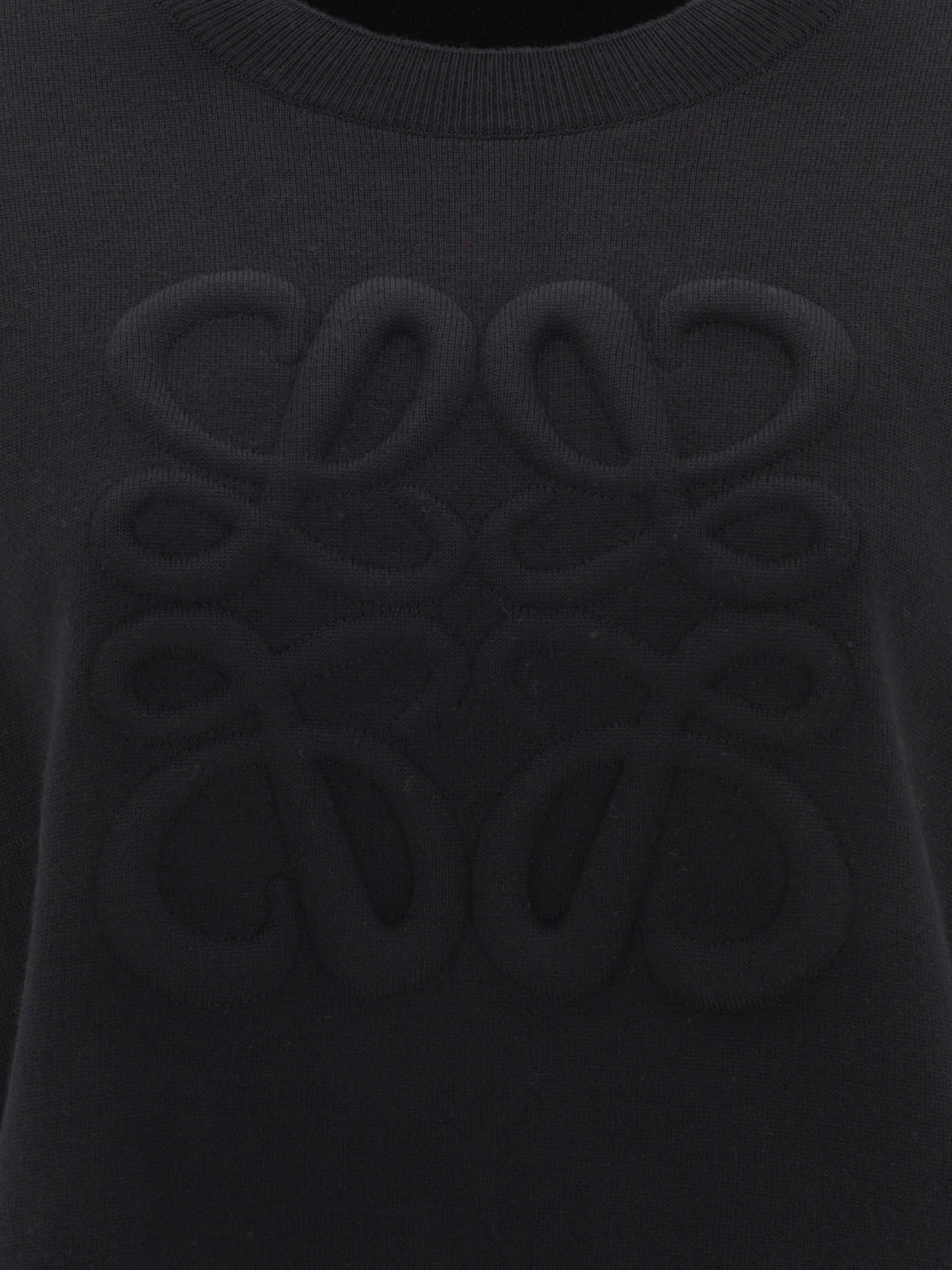 Crewneck sweaters 96% wool 4% polyamide  Black - Loewe Women | PDP | VIETTI Online Store | Zoom-Modal_3
