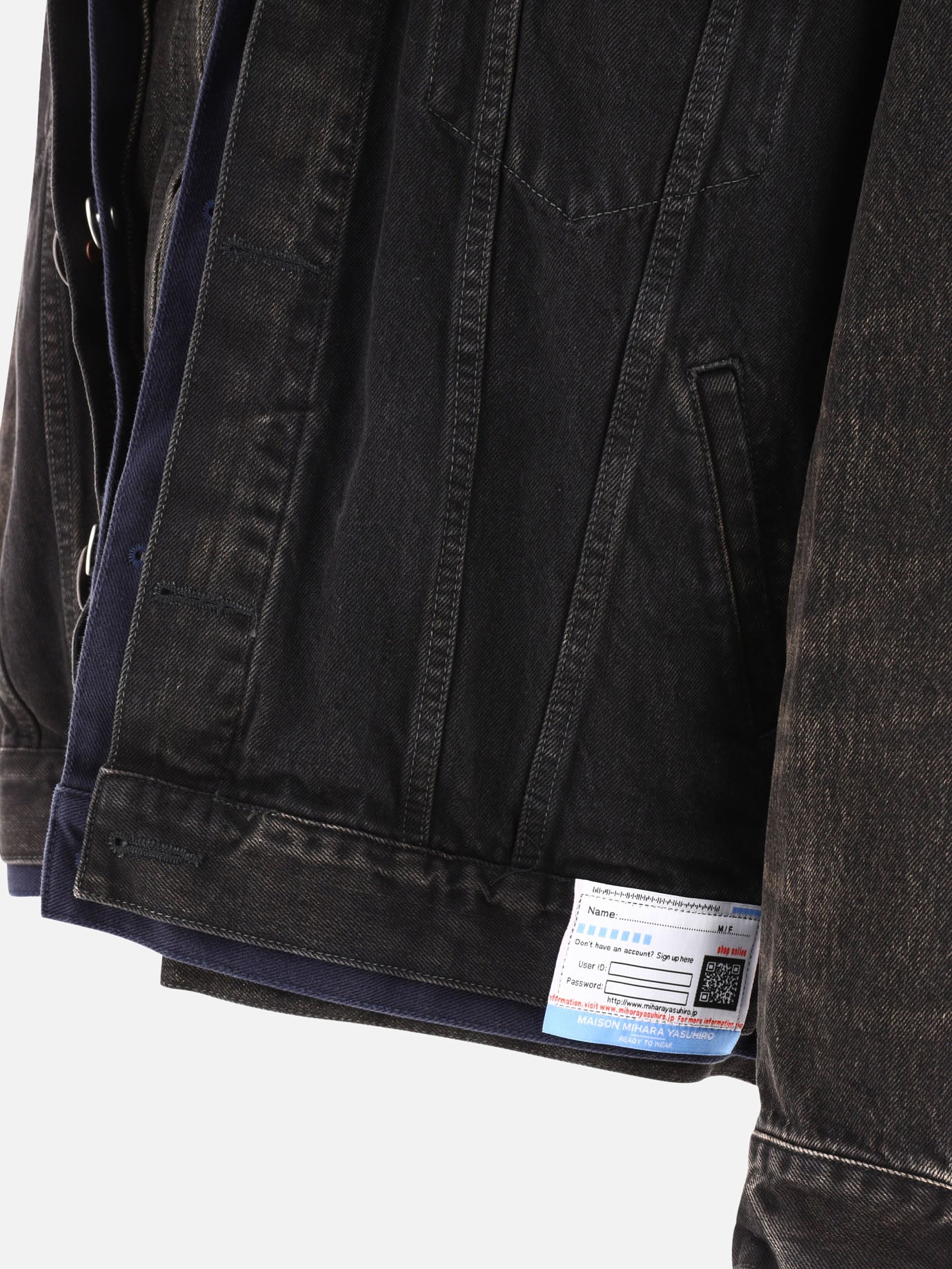 Giacche in denim 100% cotton  Nero - Maison Mihara Yasuhiro Uomo | PDP | VIETTI Online Store | Zoom-Modal_4
