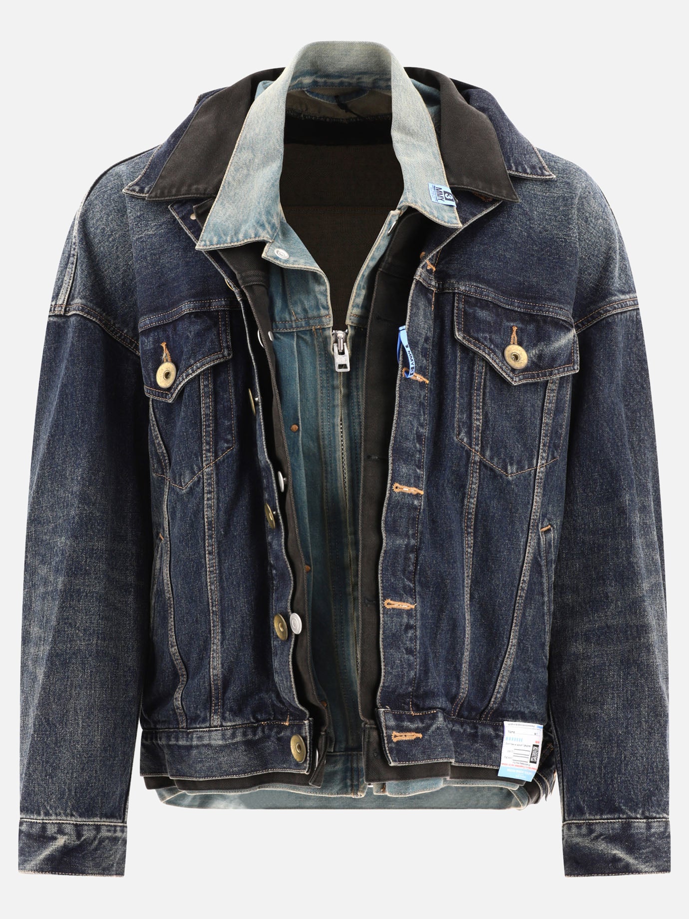 Giacche in denim 100% cotton  Azzurro - Maison Mihara Yasuhiro Uomo | PDP | VIETTI Online Store | Zoom-Modal
