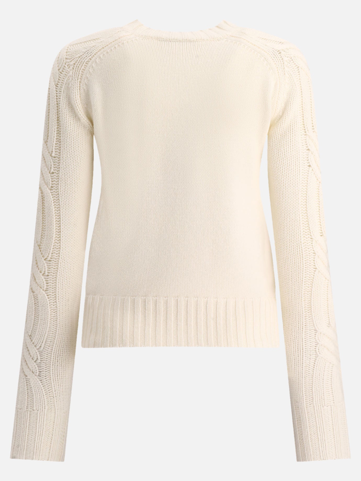 Crewneck sweaters 100% cashmere  White - Max Mara Women | PDP | VIETTI Online Store | Zoom-Modal_2
