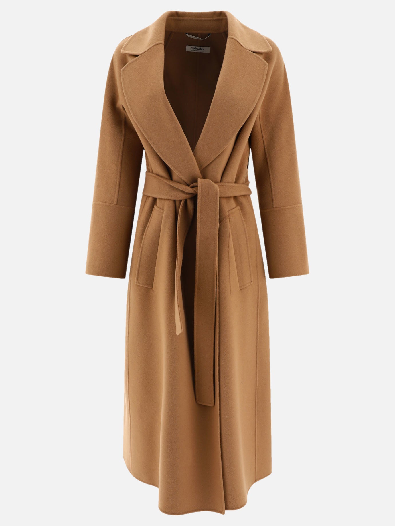 Cappotti lunghi 100% virgin wool  Beige - Max Mara S Donna | PDP | VIETTI Online Store | Zoom-Modal
