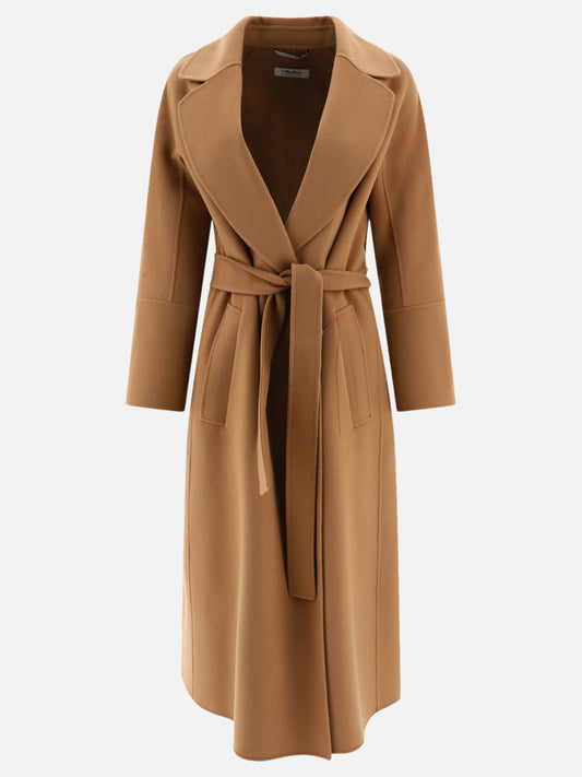 Cappotti lunghi 100% virgin wool  Beige - Max Mara S Donna | PLP | VIETTI Online Store 
