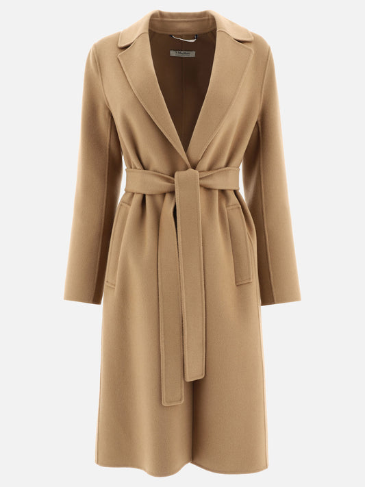 Cappotti lunghi 100% virgin wool  Beige - Max Mara S Donna | PLP | VIETTI Online Store 
