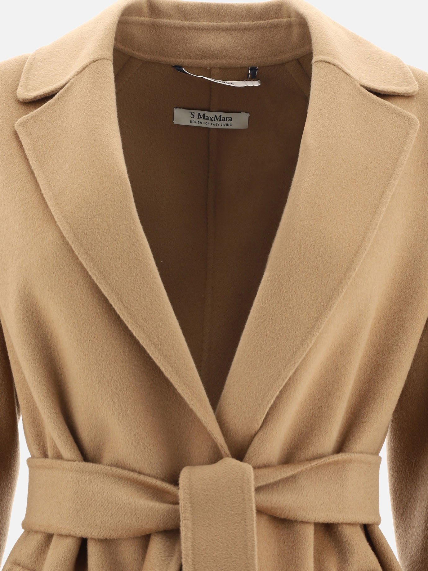Cappotti lunghi 100% virgin wool  Beige - Max Mara S Donna | PDP | VIETTI Online Store | Zoom-Modal_3
