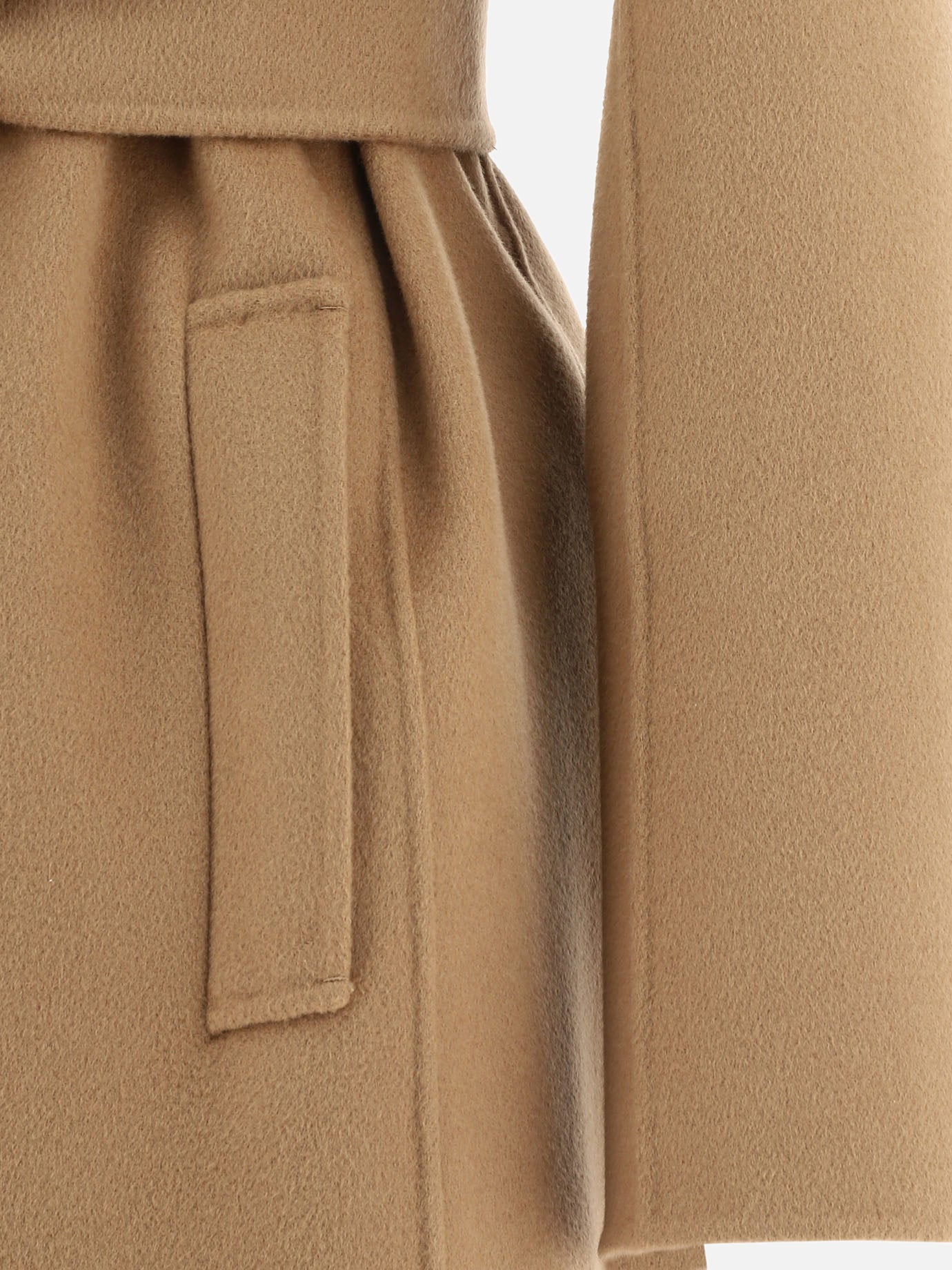 Cappotti lunghi 100% virgin wool  Beige - Max Mara S Donna | PDP | VIETTI Online Store | thumbnail_4
