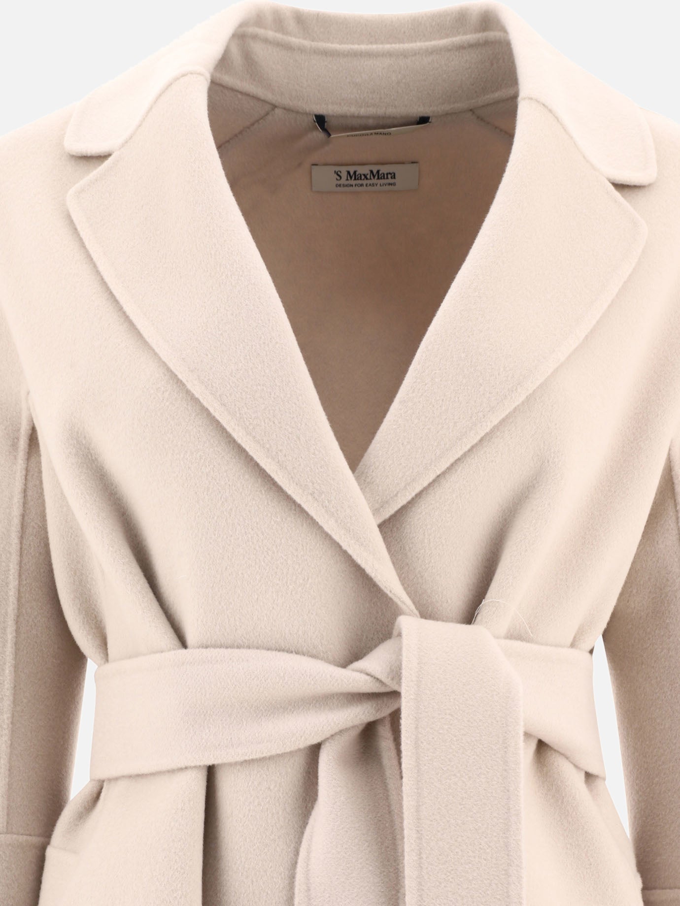 Cappotti lunghi 100% virgin wool  Beige - Max Mara S Donna | PDP | VIETTI Online Store | thumbnail_3