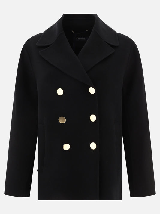 Cappotti corti 100% virgin wool  Nero - Max Mara S Donna | PLP | VIETTI Online Store 
