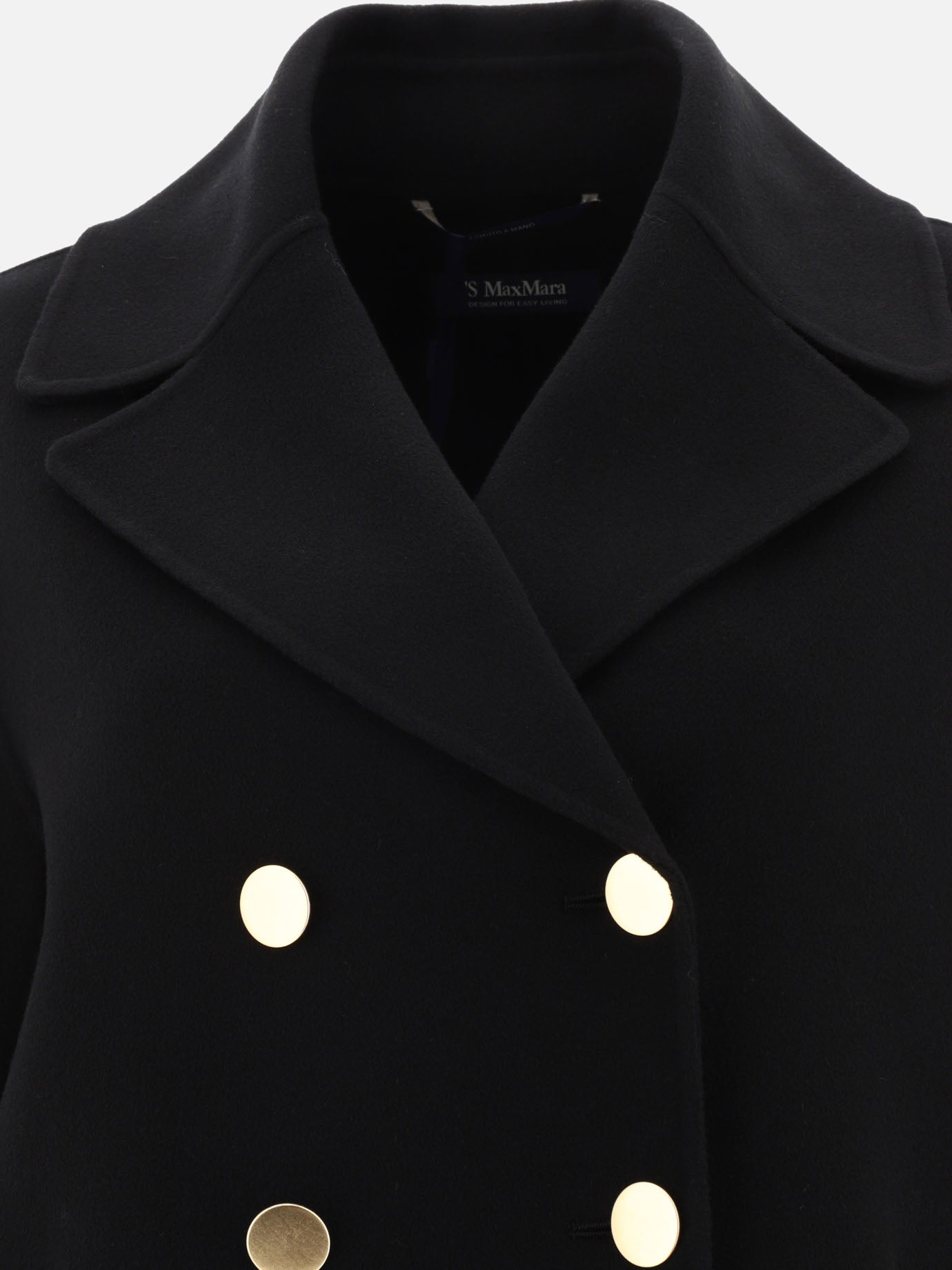 Cappotti corti 100% virgin wool  Nero - Max Mara S Donna | PDP | VIETTI Online Store | Zoom-Modal_3
