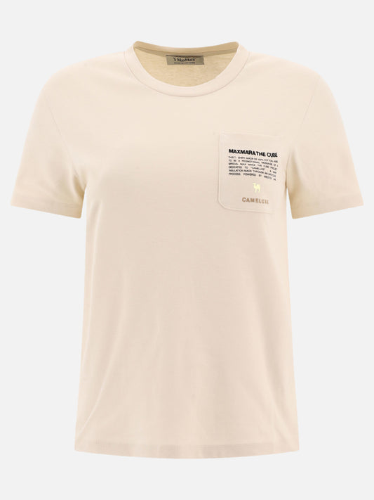 Crewneck t-shirts 100% cotton  Beige - Max Mara S Women | PDP | VIETTI Online Store 
