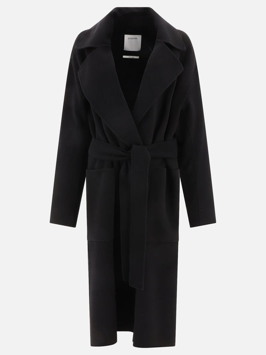 Cappotti lunghi 100% virgin wool  Nero - Max Mara Sportmax Donna | PLP | VIETTI Online Store 
