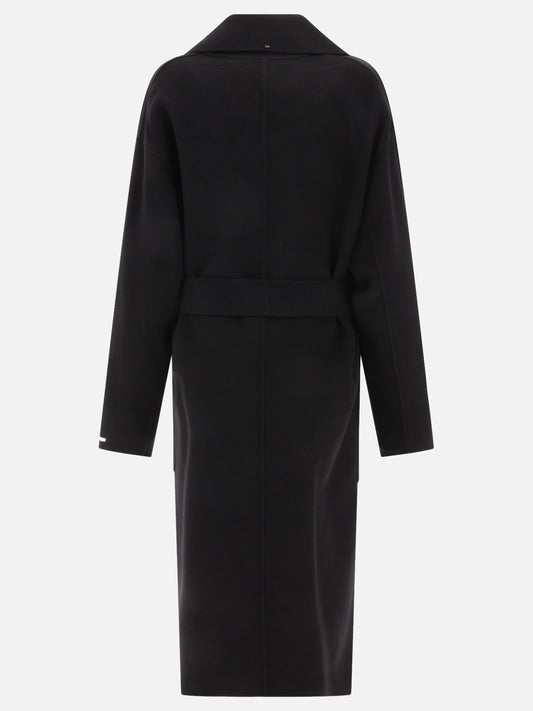Cappotti lunghi 100% virgin wool  Nero - Max Mara Sportmax Donna | PLP | VIETTI Online Store | 2
