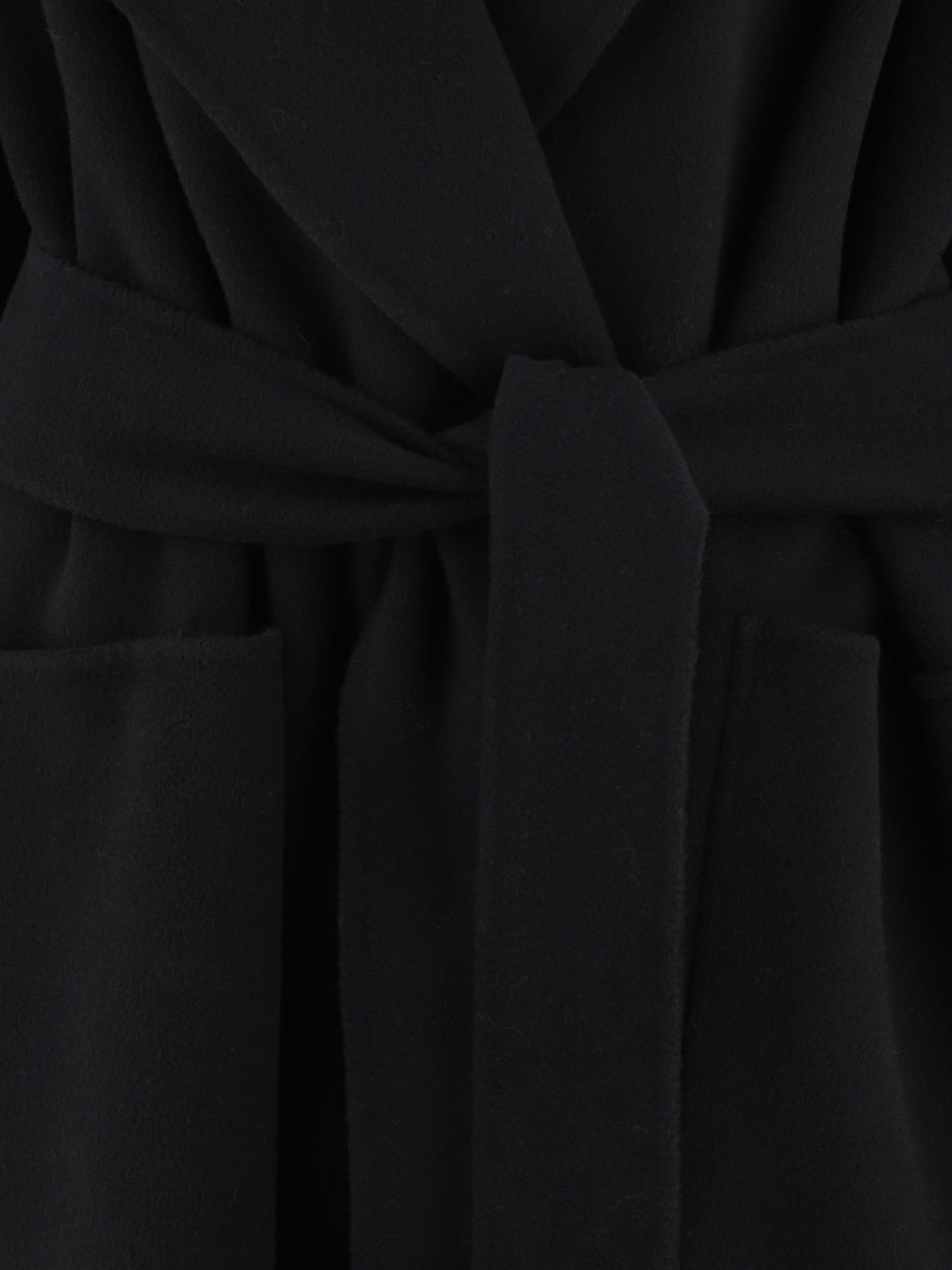 Cappotti lunghi 100% virgin wool  Nero - Max Mara Sportmax Donna | PDP | VIETTI Online Store | thumbnail_3