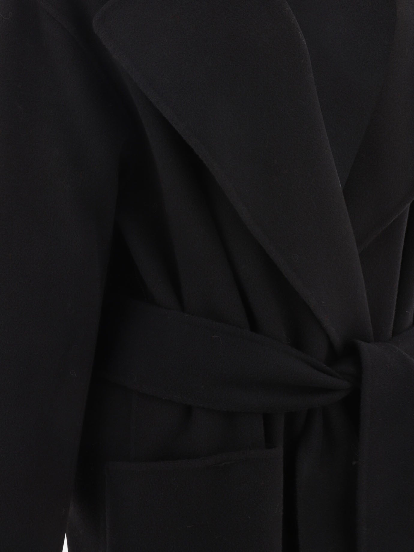 Cappotti lunghi 100% virgin wool  Nero - Max Mara Sportmax Donna | PDP | VIETTI Online Store | thumbnail_4