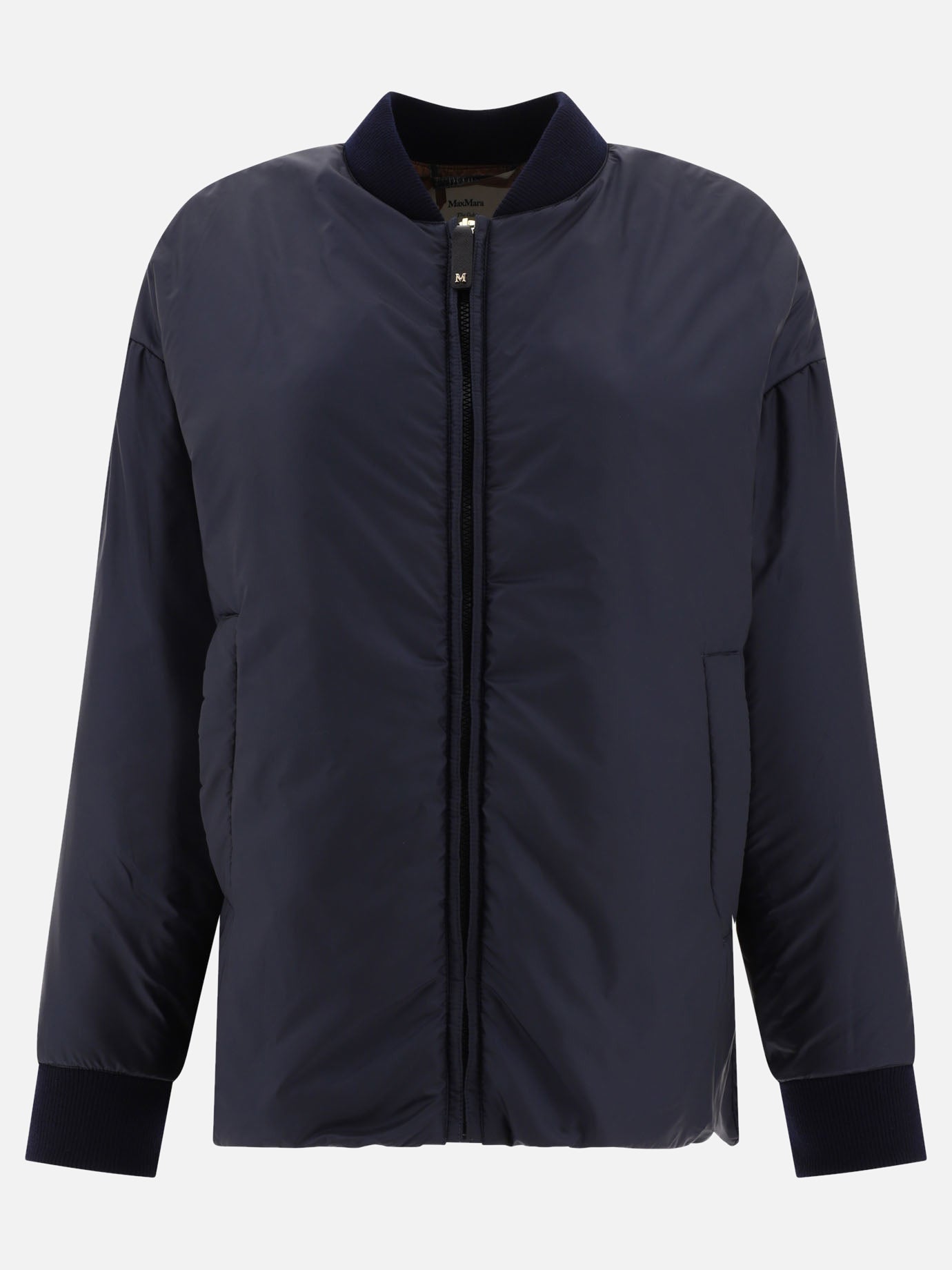 Bomber 100% polyester - Padding: polyester  Blu - Max Mara The Cube Donna | PDP | VIETTI Online Store | Zoom-Modal

