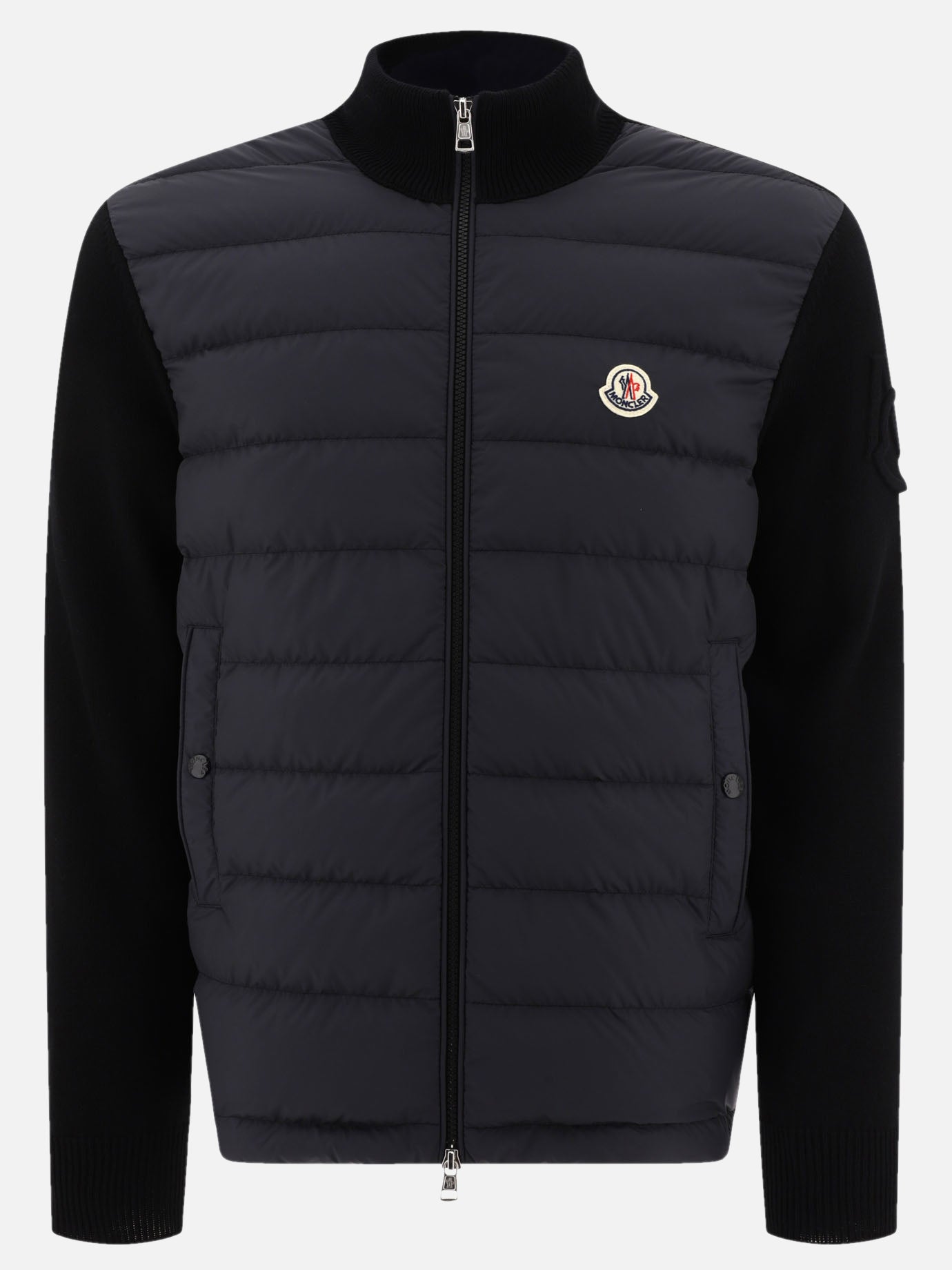 Down jackets 100% polyester  Black - Moncler Men | PDP | VIETTI Online Store | Zoom-Modal
