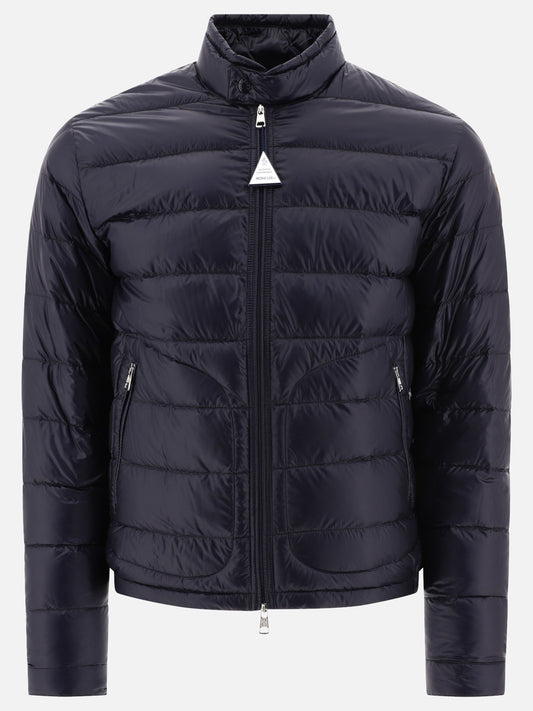 Piumini corti 100% polyamide - Padding: down and feathers  Blu - Moncler Uomo | PLP | VIETTI Online Store 
