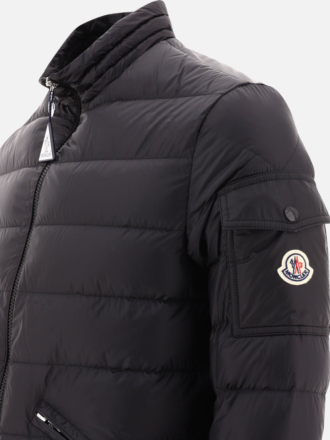 Piumini corti 100% polyamide - Padding: down and feathers  Nero - Moncler Uomo | PDP | VIETTI Online Store | Zoom-Modal_4
