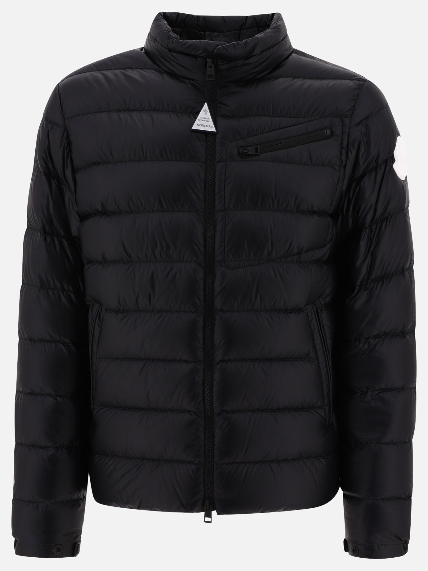 Piumini corti 100% polyamide - Padding: down and feathers  Nero - Moncler Uomo | PDP | VIETTI Online Store | thumbnail