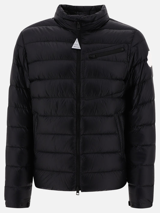Piumini corti 100% polyamide - Padding: down and feathers  Nero - Moncler Uomo | PLP | VIETTI Online Store 
