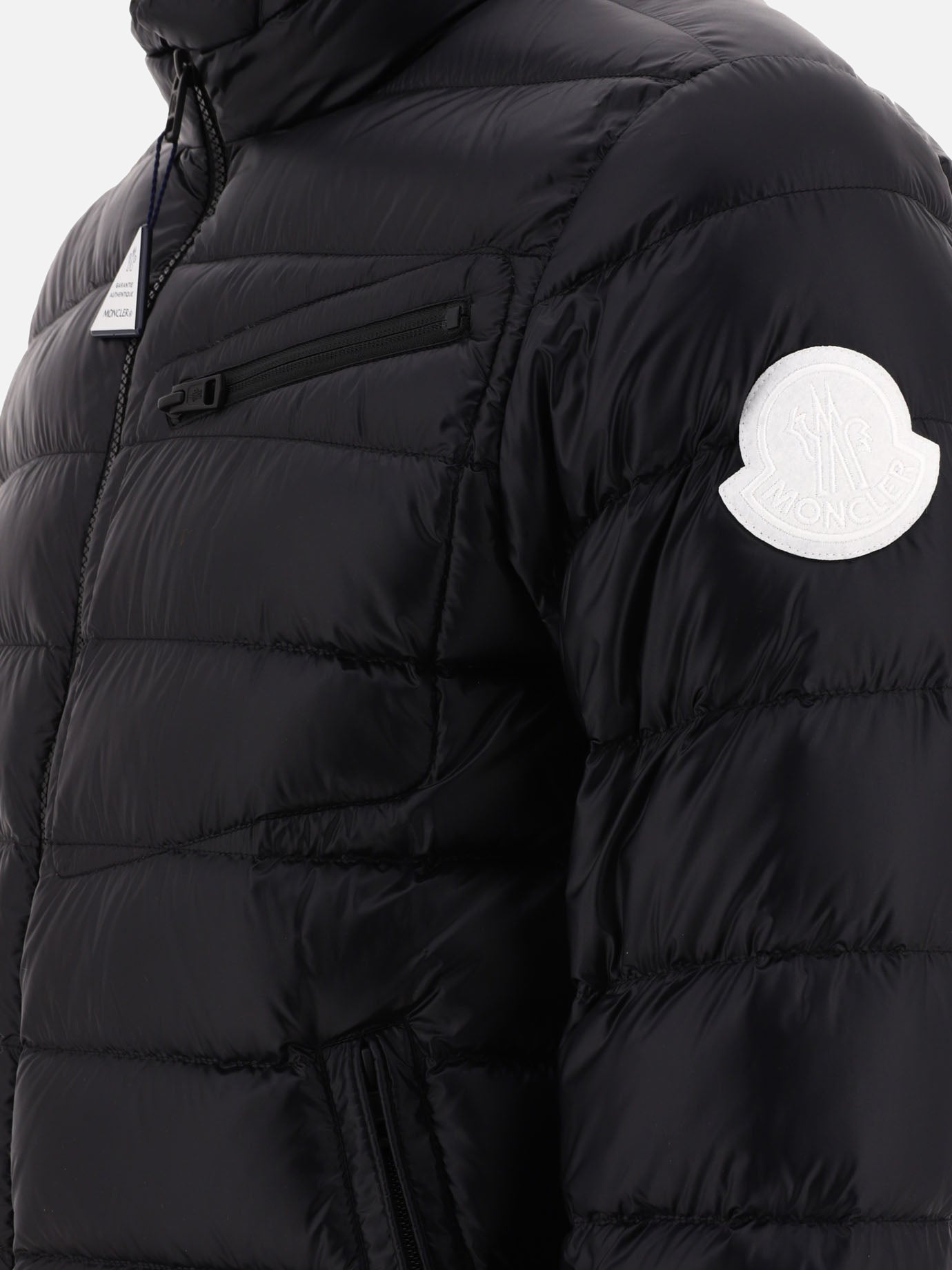 Piumini corti 100% polyamide - Padding: down and feathers  Nero - Moncler Uomo | PDP | VIETTI Online Store | thumbnail_4
