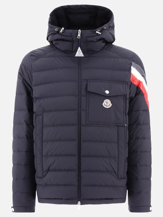 Piumini corti 100% polyamide - Padding: down and feathers  Blu - Moncler Uomo | PLP | VIETTI Online Store 
