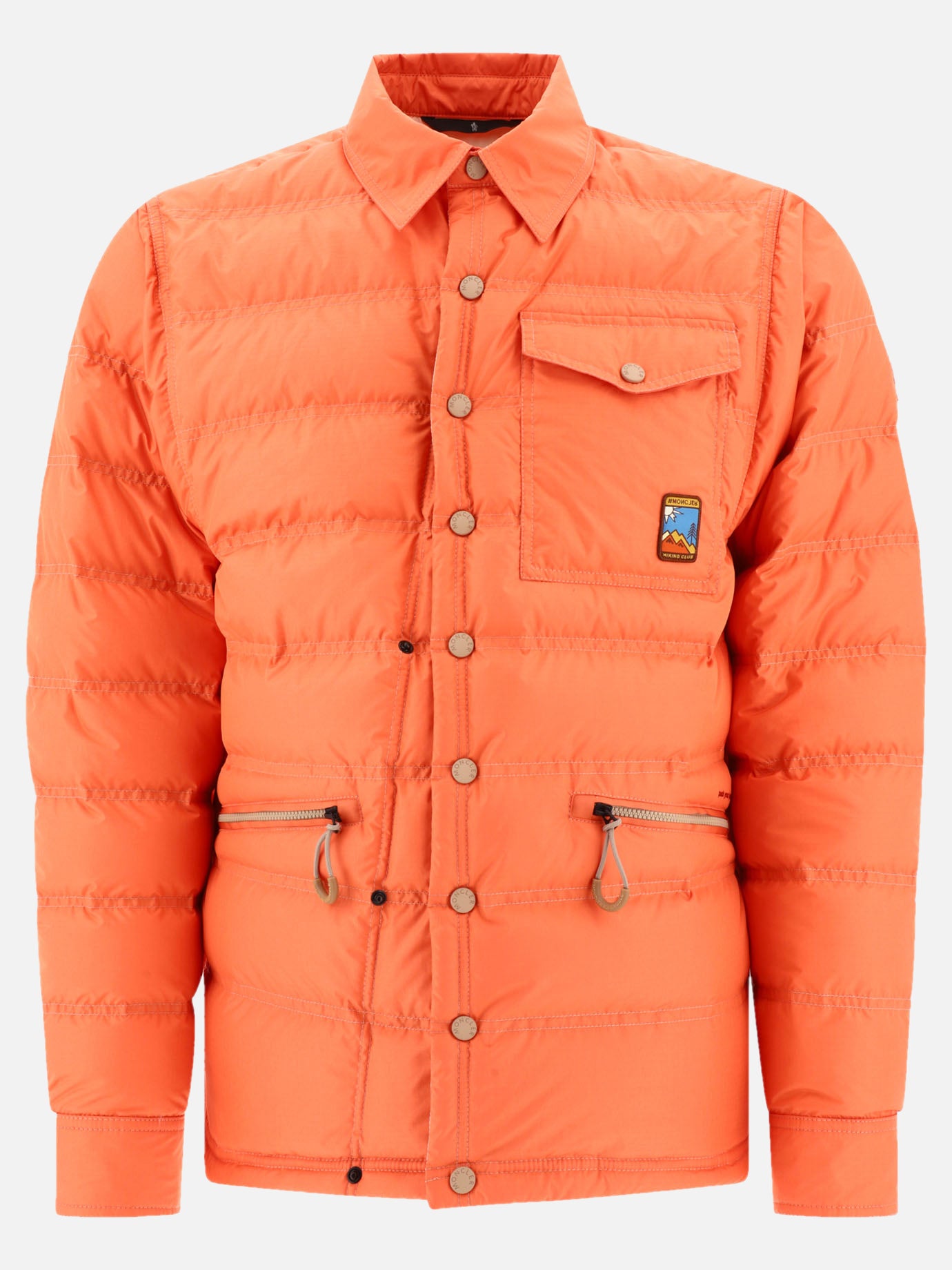 Piumini corti Solid colour  Arancione - Moncler Grenoble Uomo | PDP | VIETTI Online Store | Zoom-Modal
