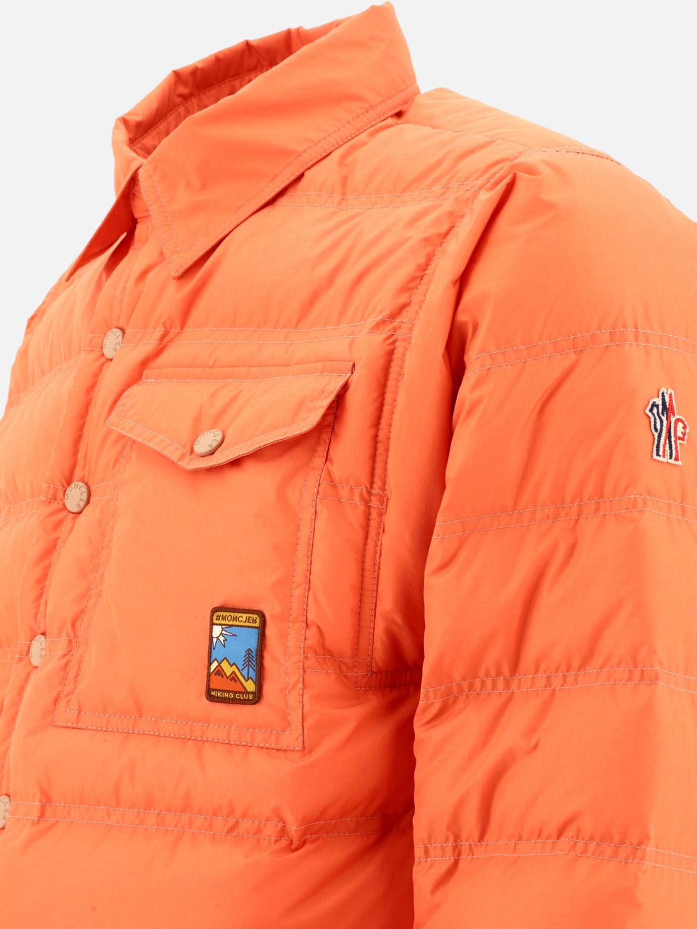 Piumini corti Solid colour  Arancione - Moncler Grenoble Uomo | PDP | VIETTI Online Store | Zoom-Modal_3
