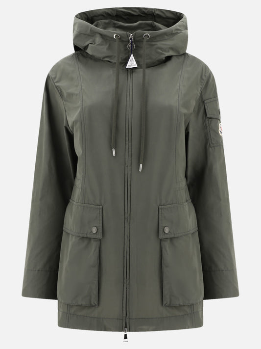 Impermeabili & Trench 60% polyester 40% cotton  Verde - Moncler Donna | PLP | VIETTI Online Store 
