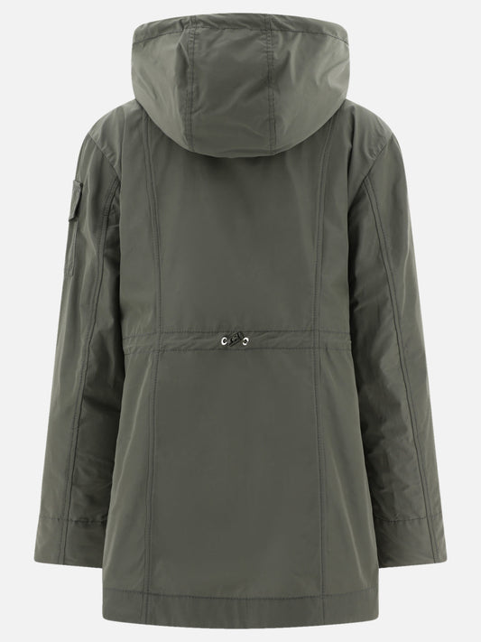 Impermeabili & Trench 60% polyester 40% cotton  Verde - Moncler Donna | PLP | VIETTI Online Store | 2

