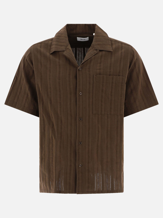 Casual shirts Solid colour  Brown - NN.07 Men | PDP | VIETTI Online Store 
