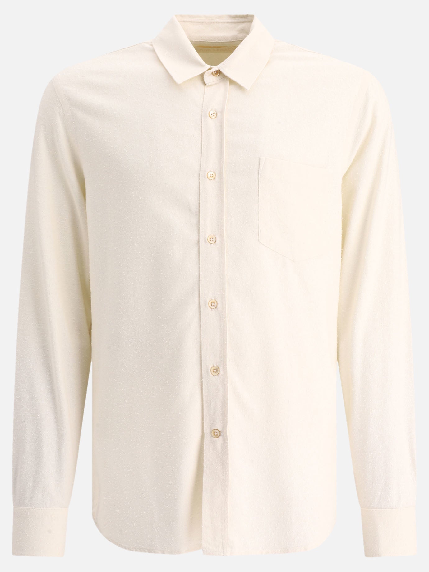 Casual shirts 100% raw silk  White - Our Legacy Men | PDP | VIETTI Online Store | Zoom-Modal
