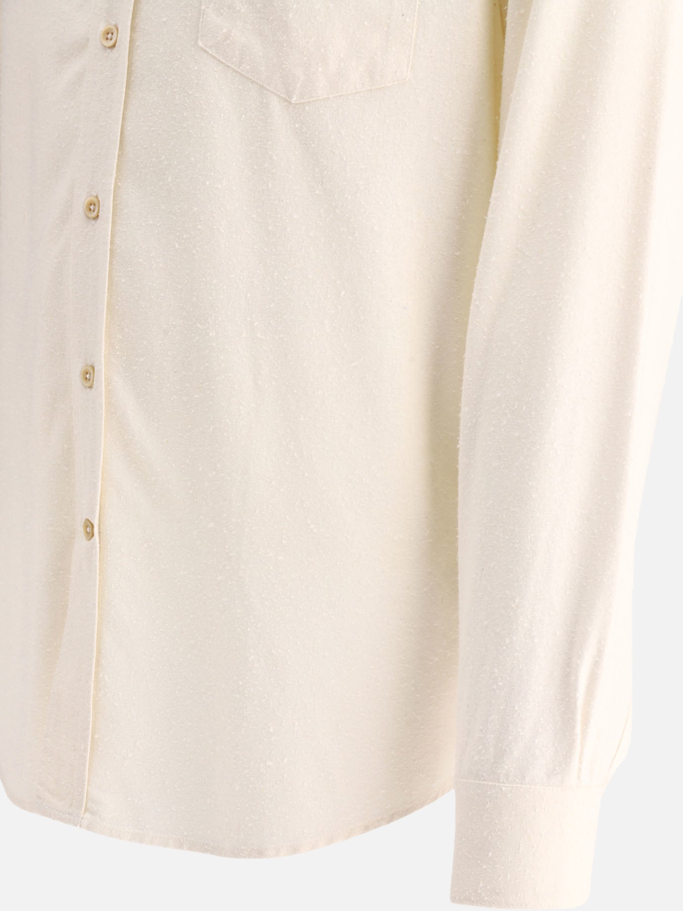 Casual shirts 100% raw silk  White - Our Legacy Men | PDP | VIETTI Online Store | thumbnail_4