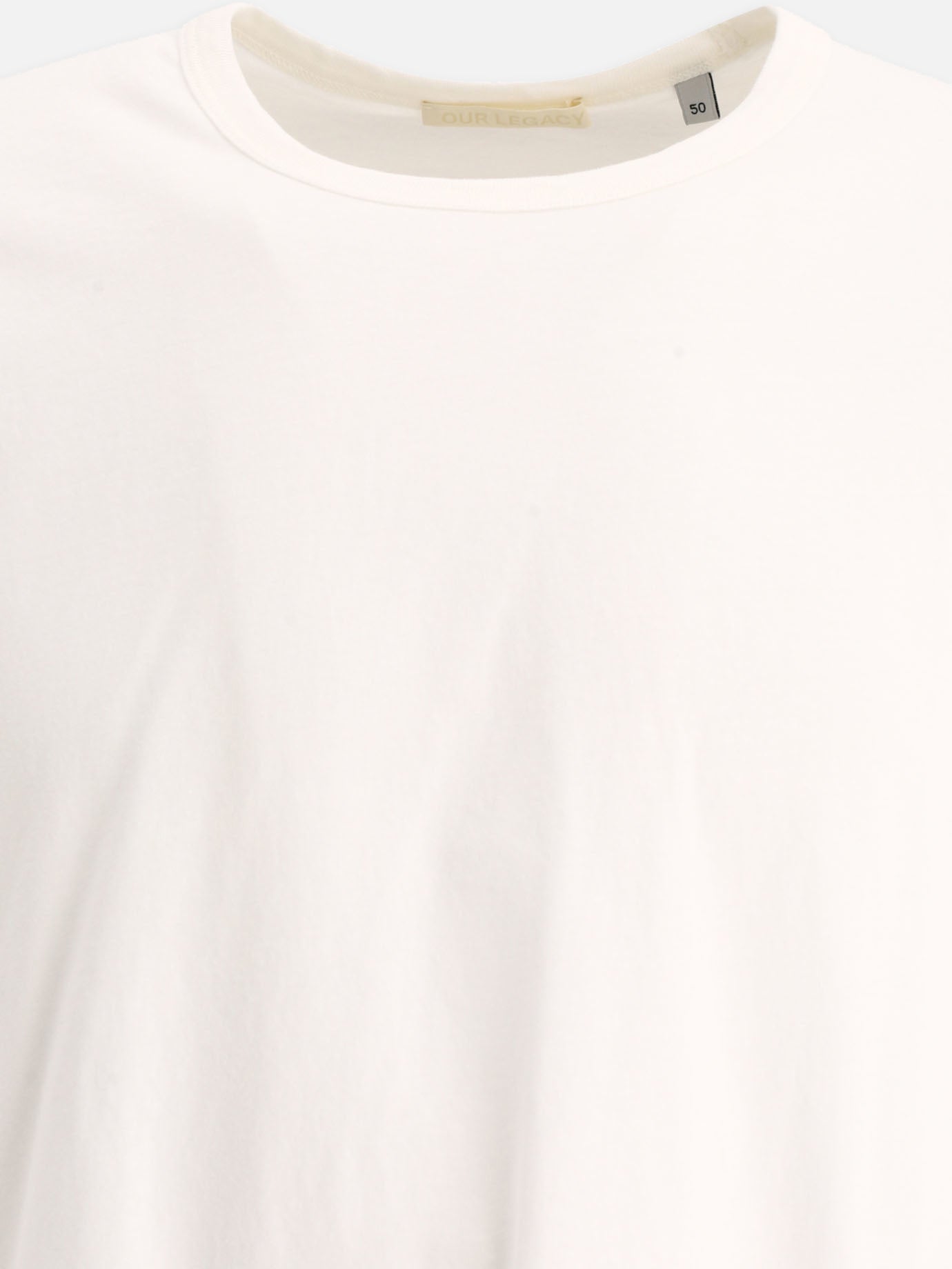 Crewneck t-shirts Solid colour  White - Our Legacy Men | PDP | VIETTI Online Store | Zoom-Modal_3

