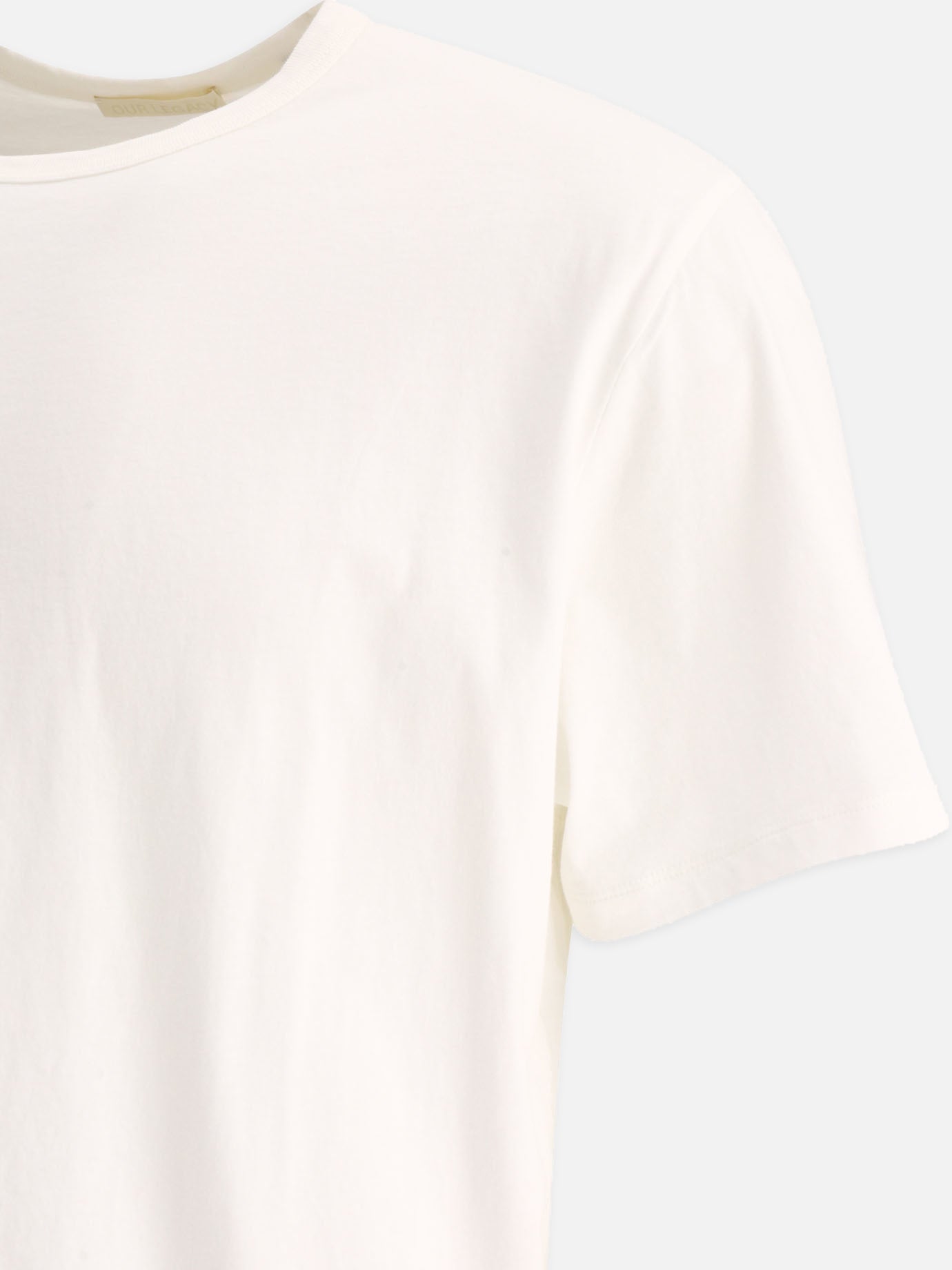 Crewneck t-shirts Solid colour  White - Our Legacy Men | PDP | VIETTI Online Store | thumbnail_4