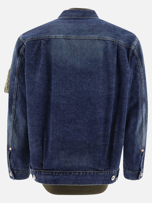 Giacche in denim 100% cotton  Blu - Sacai Uomo | PLP | VIETTI Online Store | 2

